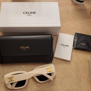 CELINE SUNGLASSES IVORY